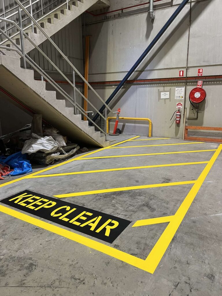 Keep Clear Line Marking